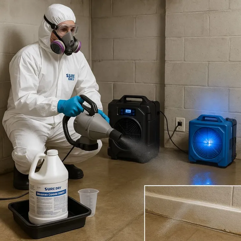 Sanitization and Odor Removal process in Bridgton, ME