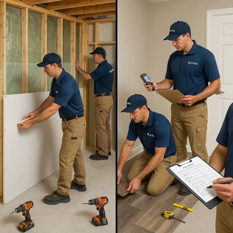 Repairs and Reconstruction process in Bridgton, ME